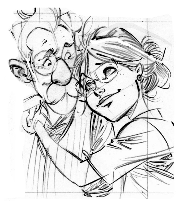 Champignac - croquis de David Etien