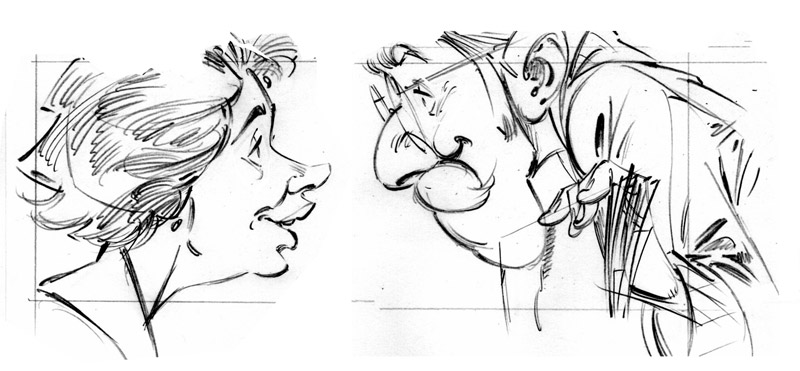 Champignac - croquis de David Etien