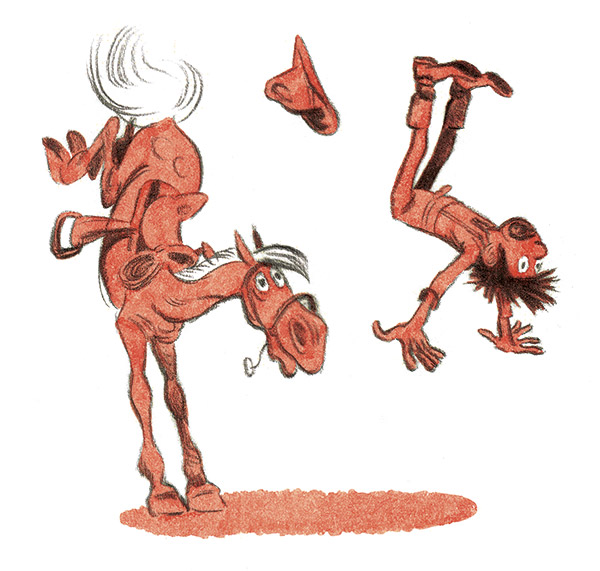 Lucky Luke par Blutch