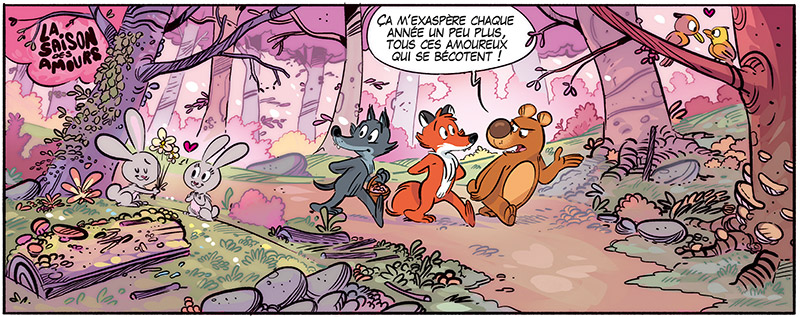 La clairière s'amuse